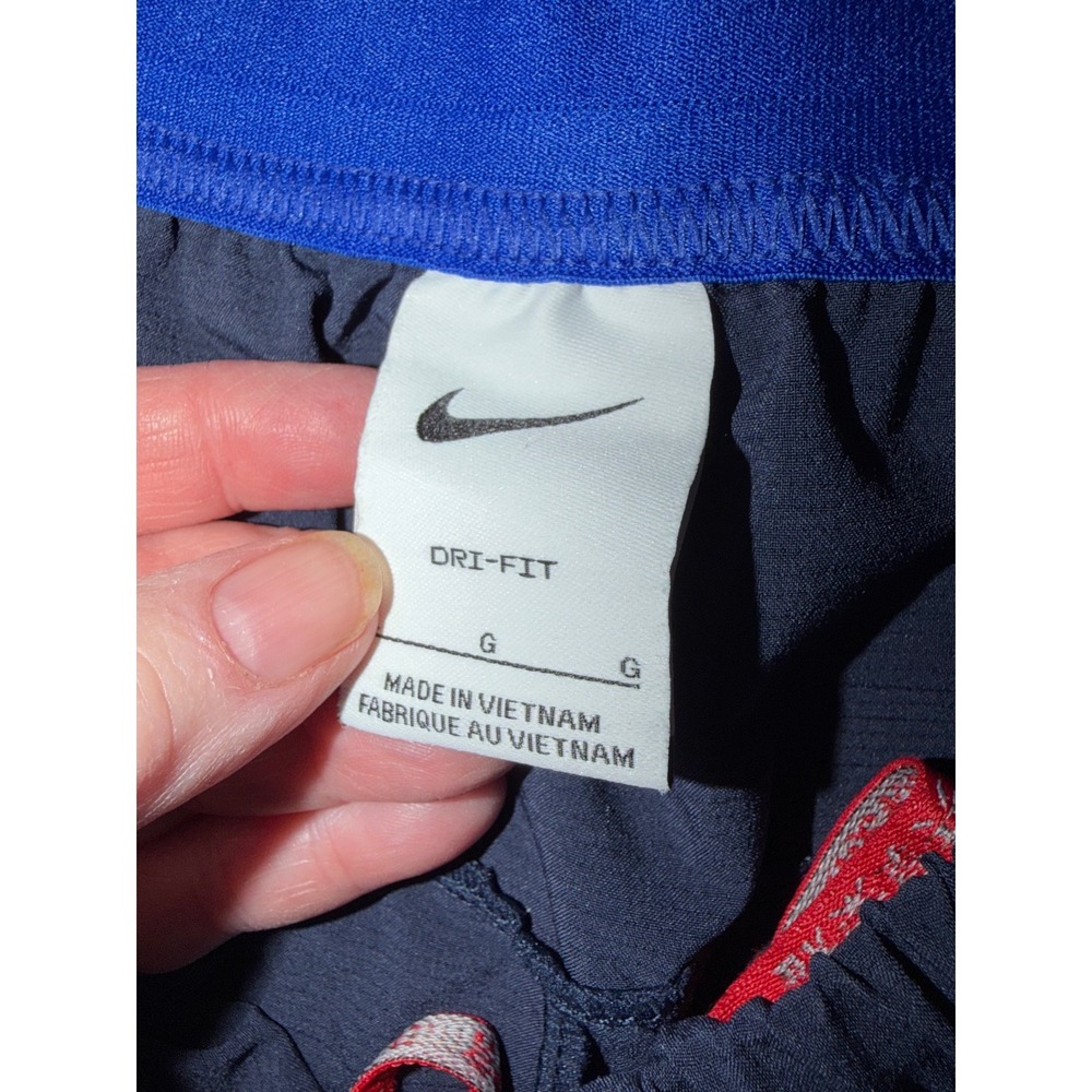 Nike Dri-Fit Running Pants Men L Navy Blue Athleisure Sports Gorpcore Stretch‎ - Picture 5 of 13